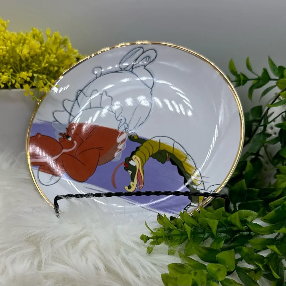Disney Fantasia fine Ceramic Dessert/Salad White Plate